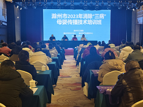滁州市成功举办消除“艾滋病、梅毒和乙肝母婴传播”技术培训班